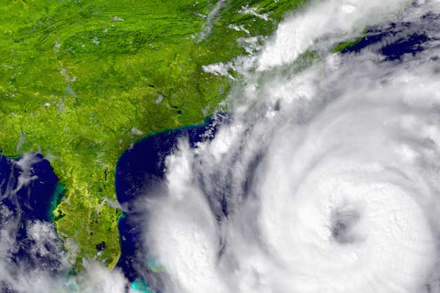 Storm Radar showing a hurricane